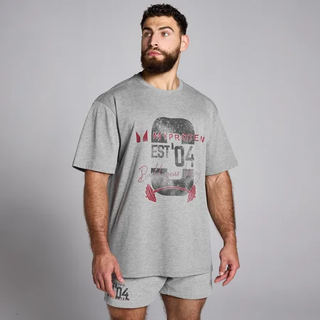 T-shirt MP Origin Graphic – Gris chiné