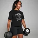 Crop top ample MP Origin Graphic pour femmes – Noir délavé