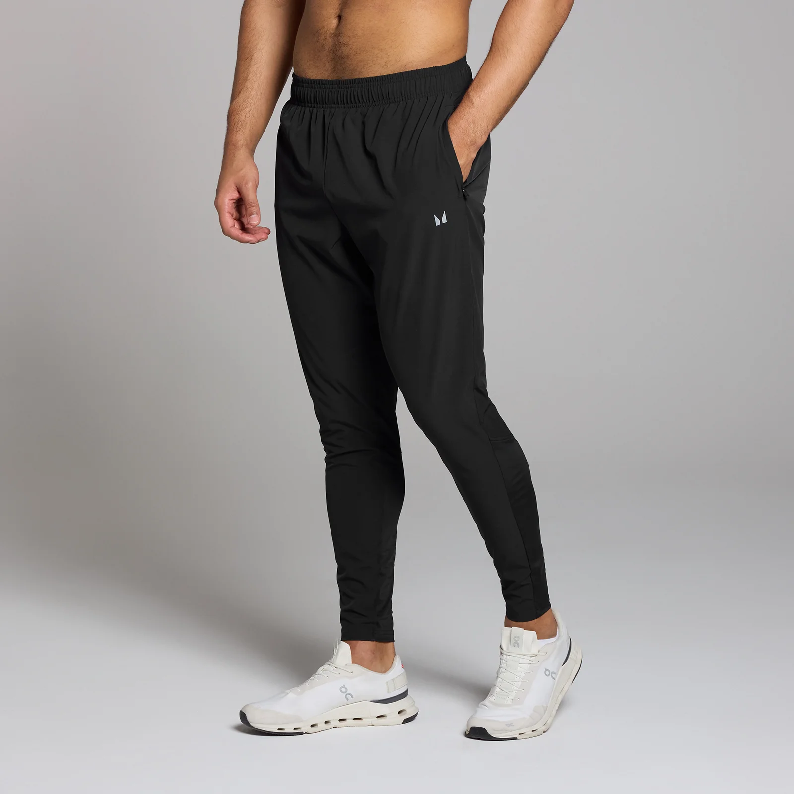 Jogging d’entraînement tissé MP pour hommes – Noir - L Image 1