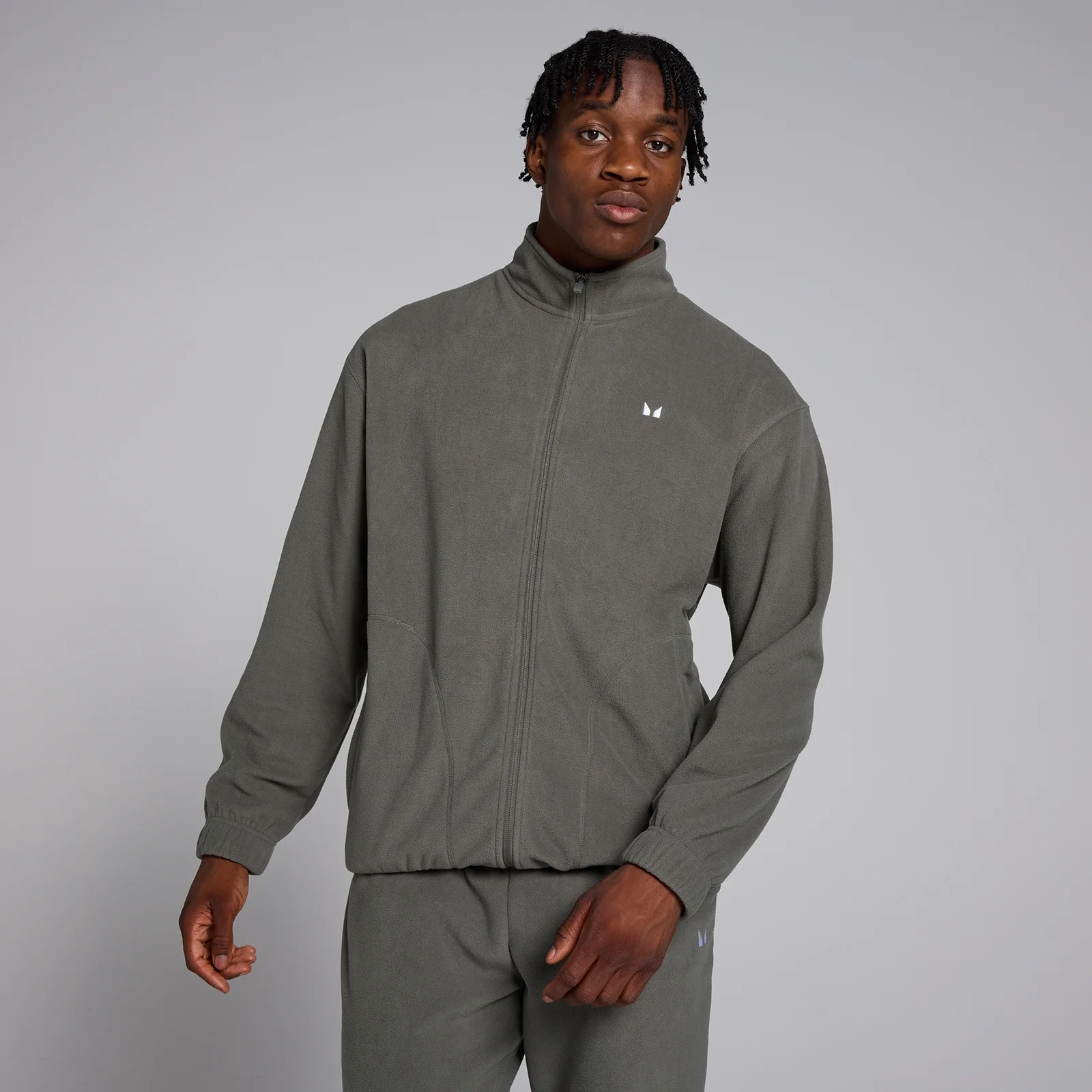 Polaire zippée MP pour hommes – Gris acier - XS Image 1