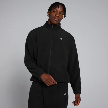 Polaire zippée MP pour hommes – Noir