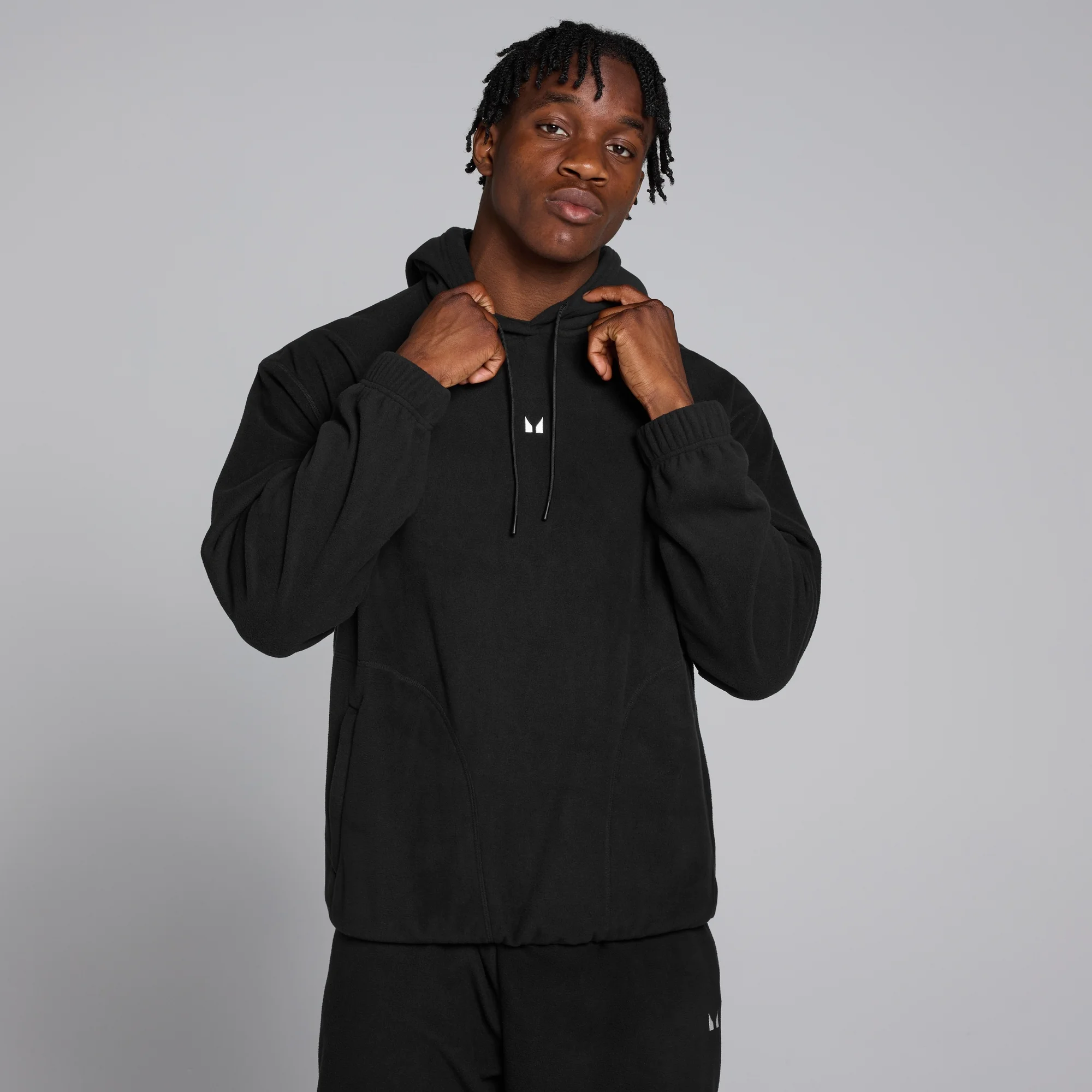 Haut en polaire MP pour hommes – Noir - L Image 1