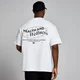 T-shirt oversize MP Health & Wellness Graphic pour hommes – Blanc