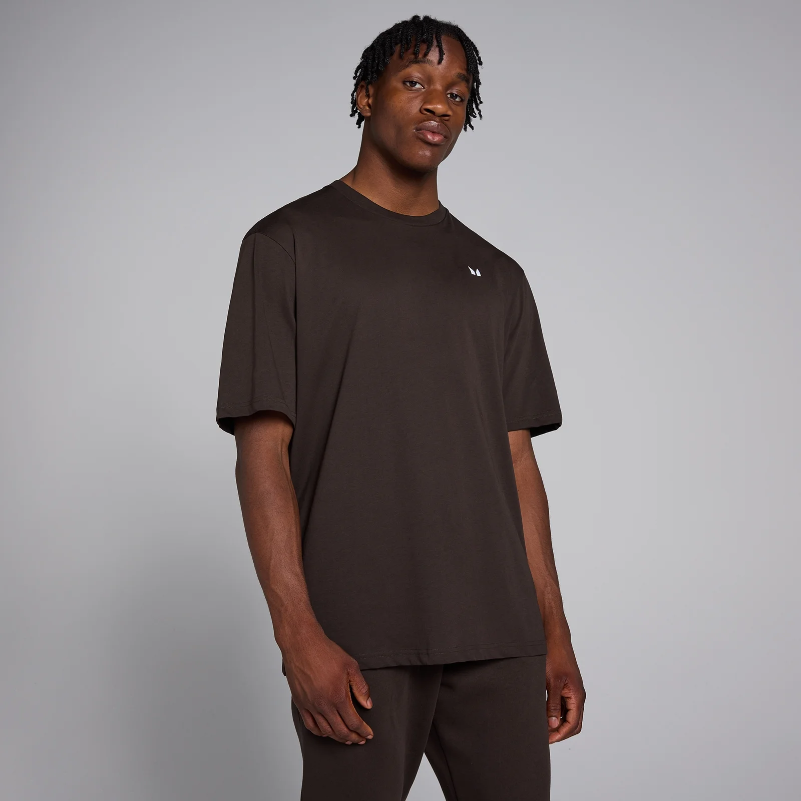 T-shirt oversize MP Rest Day pour hommes – Café - L Image 1