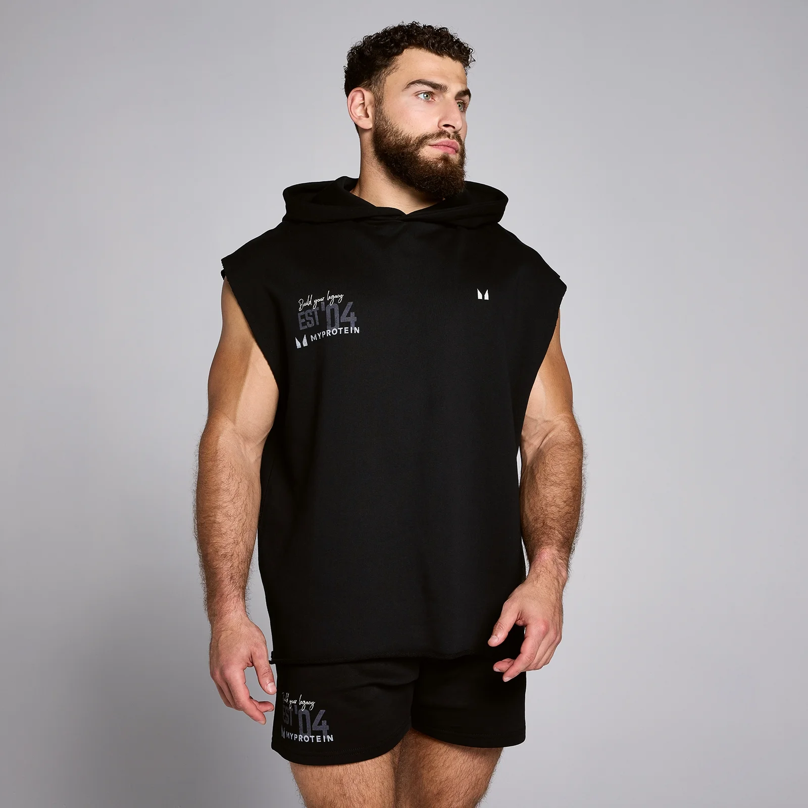 Débardeur à capuche MP Origin Graphic pour hommes – Noir - XL Image 1