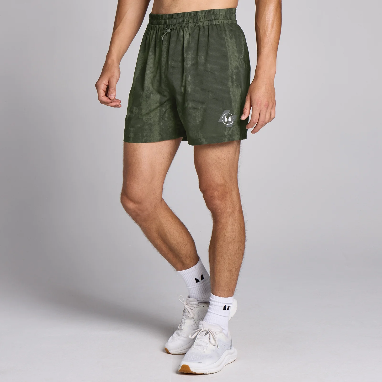 Short en maille filet avec entrejambe de 13 cm MP Tempo pour hommes – Olive foncé - XS Image 1