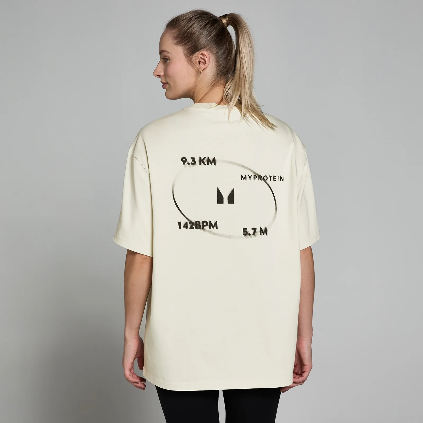 T-shirt MP Tracking Graphic pour femmes – Naturel - S-M Image 1