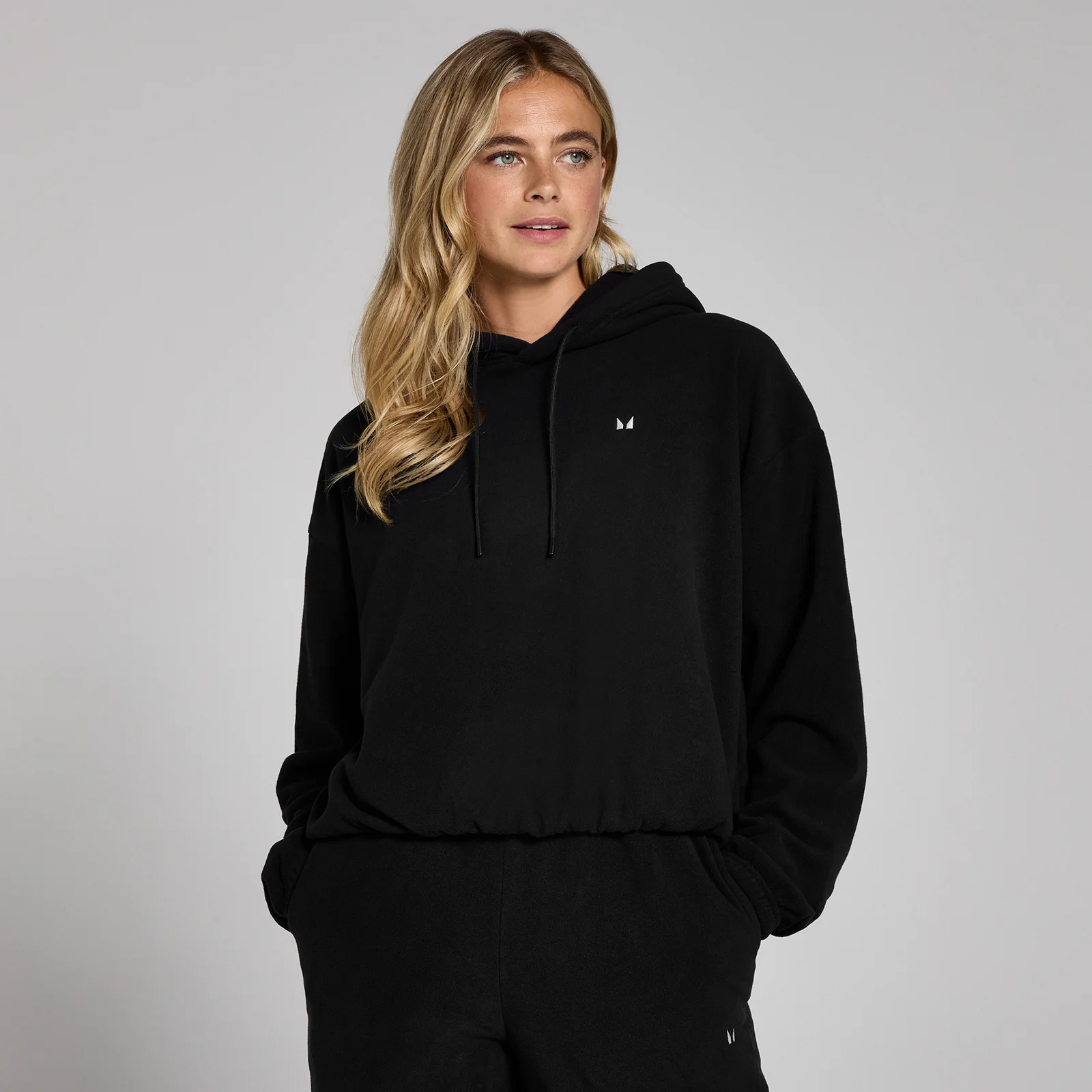 Sweat à capuche en polaire MP pour femmes – Noir - XL Image 1