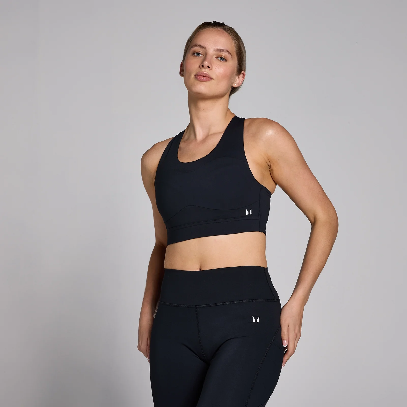Brassière de sport à maintien supérieur MP Power pour femmes – Noir - S Image 1
