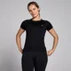 Haut à manches courtes sans coutures MP Shape pour femmes – Noir