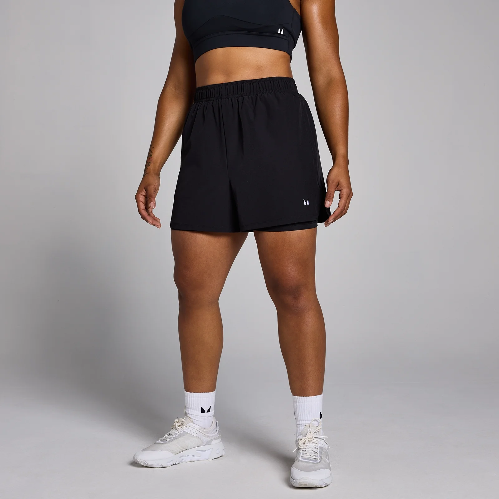Short d’entraînement 2-en-1 MP pour femmes – Noir - XS Image 1