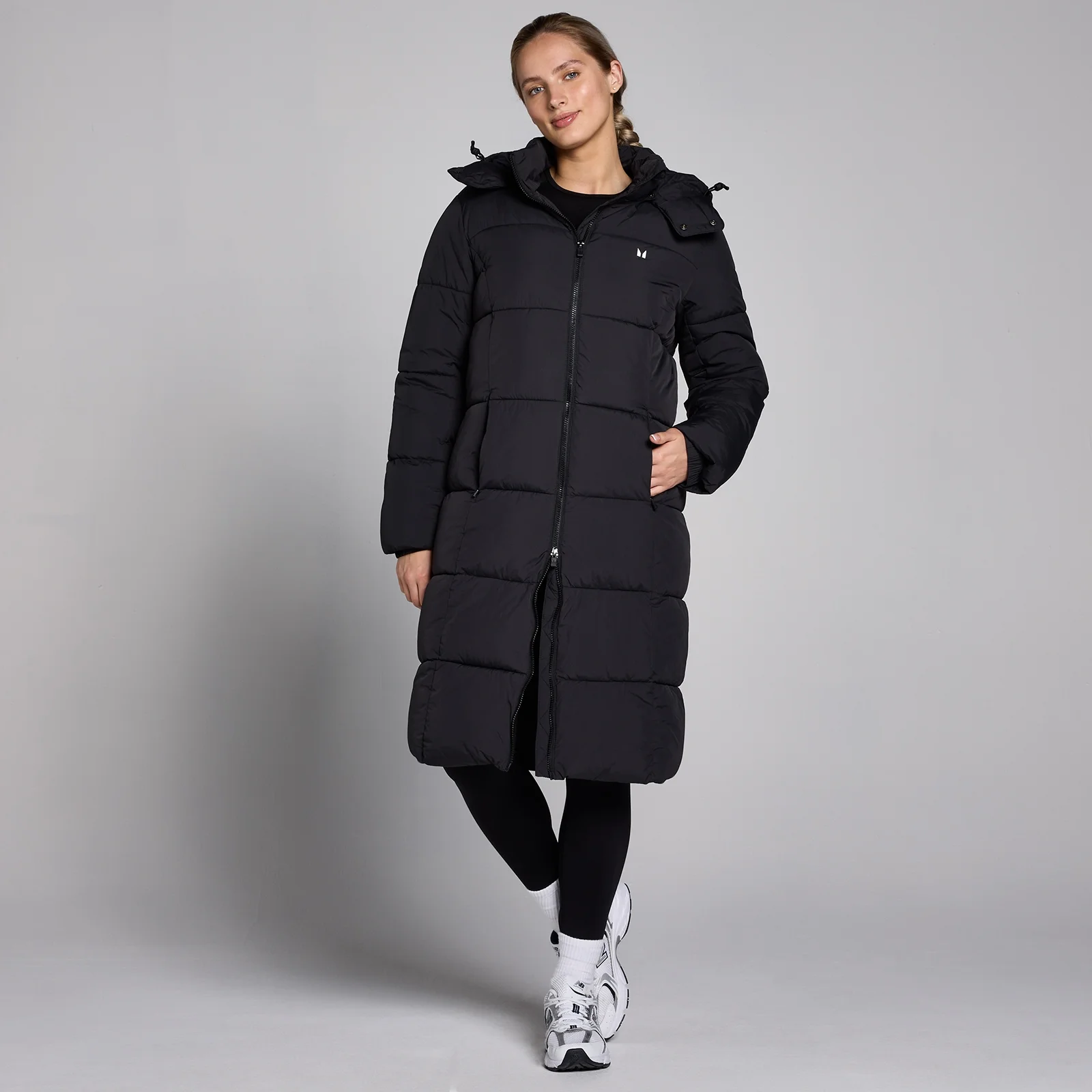 Doudoune longue matelassée MP pour femmes – Noir - XS Image 1