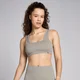 Brassière de sport gaufrée sans coutures MP Lifestyle pour femmes – Argile