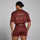 T-shirt graphique court MP Origin pour femmes – Rouge brique