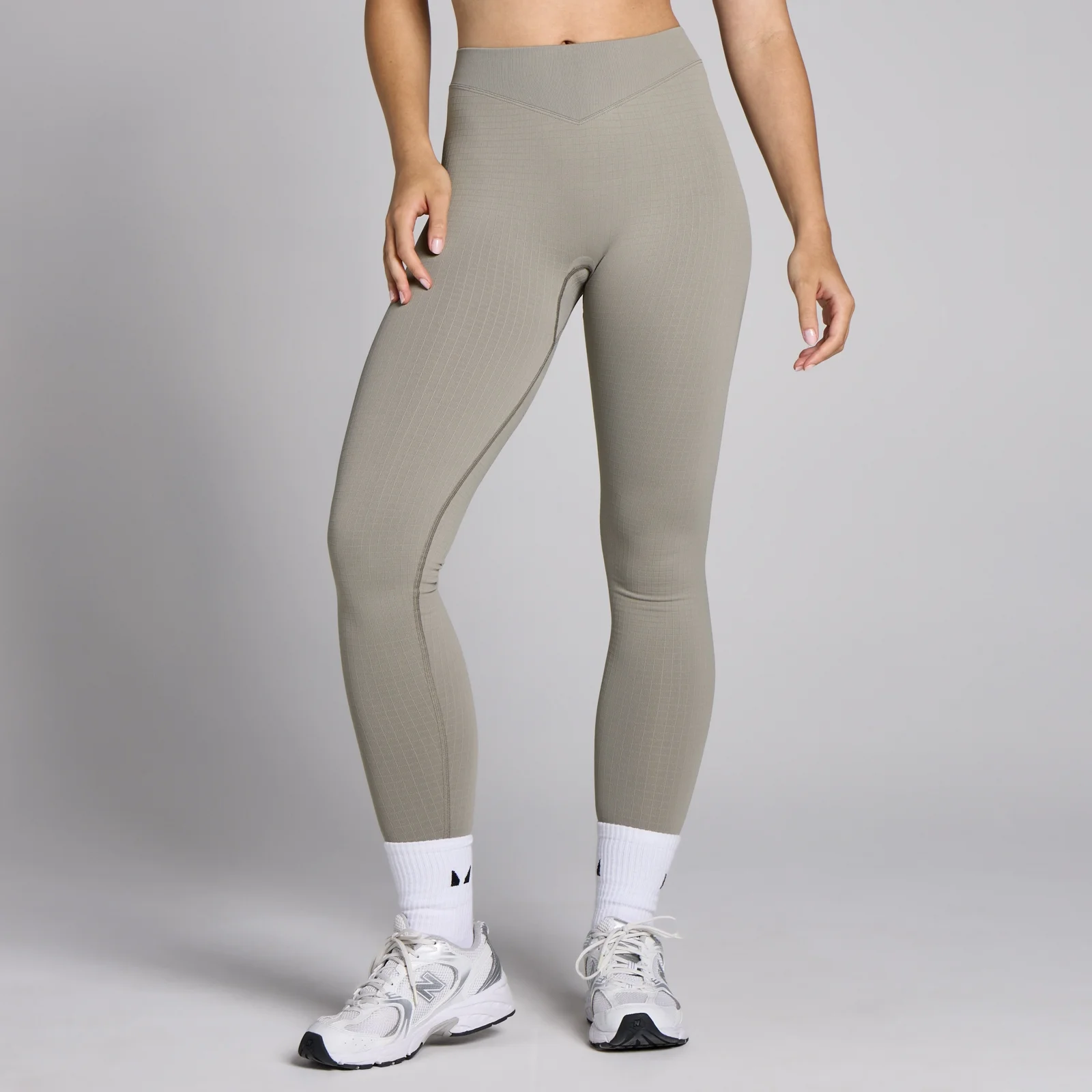 Legging gaufré sans coutures MP Lifestyle pour femmes – Argile - L Image 1