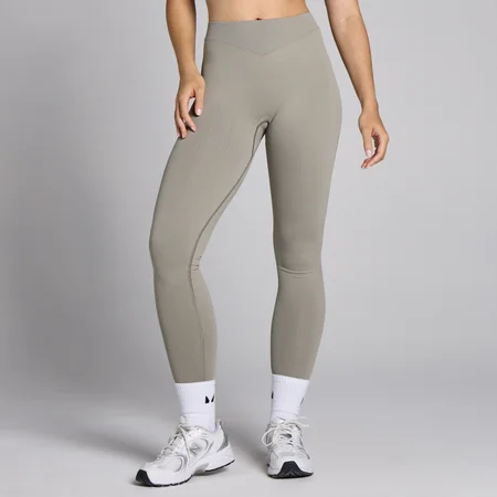 Legging gaufré sans coutures MP Lifestyle pour femmes – Argile