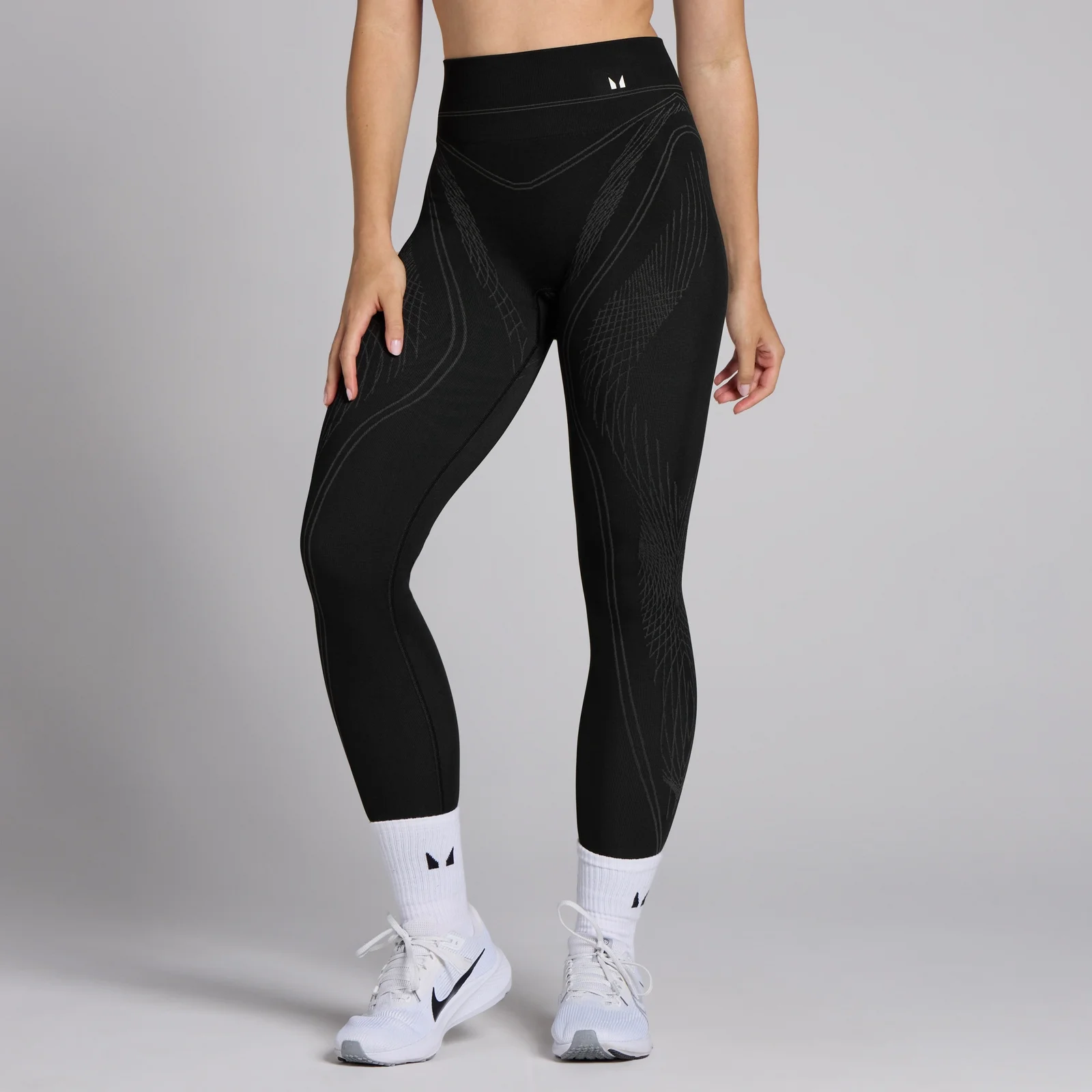 Legging linéaire sans coutures MP Tempo pour femmes – Noir - XS Image 1