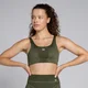 Brassière linéaire sans coutures MP Tempo pour femmes – Olive foncé