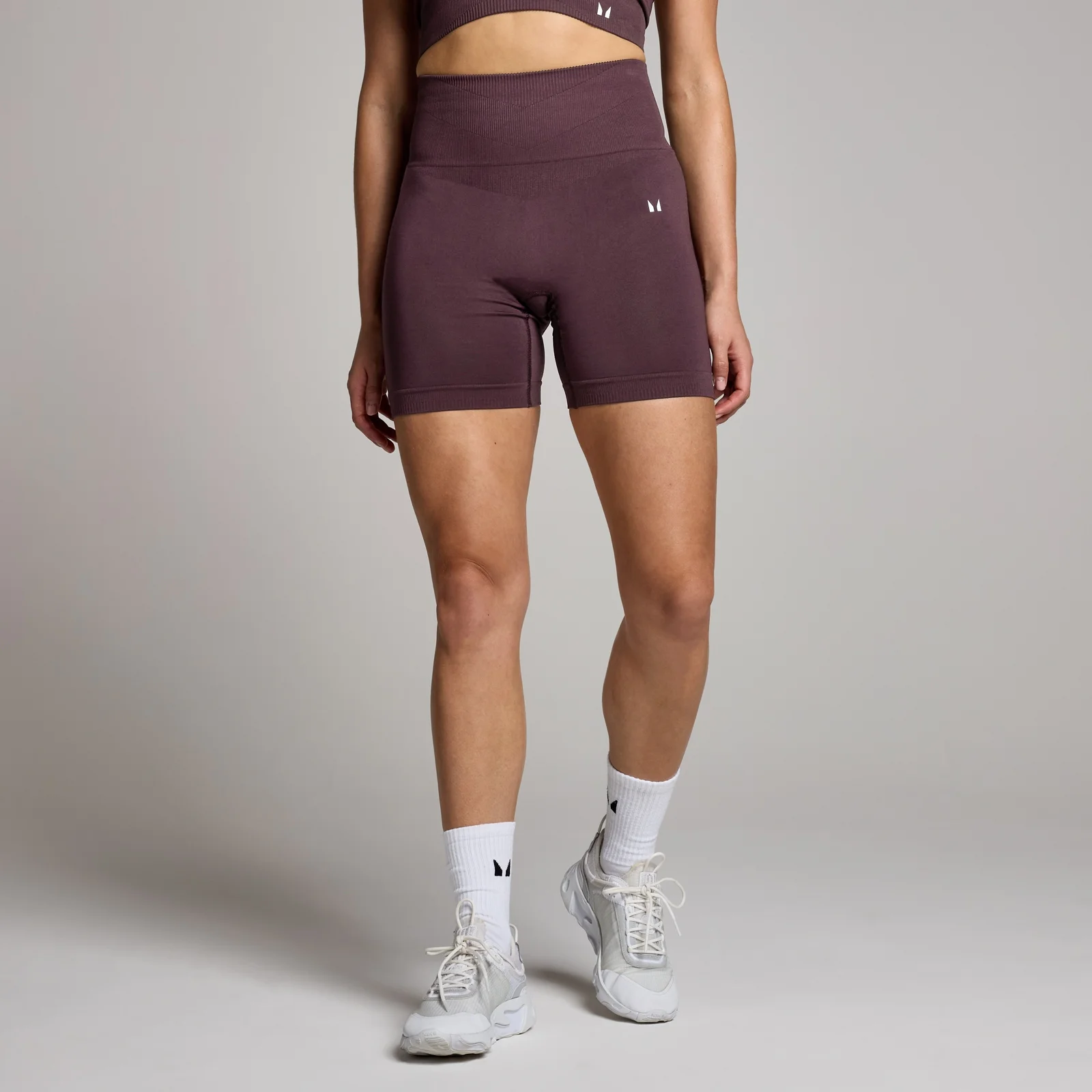 Short effet froncé sans coutures MP Tempo pour femmes – Caramel - XL Image 1