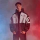Veste bombardier de course MP pour hommes – Noire