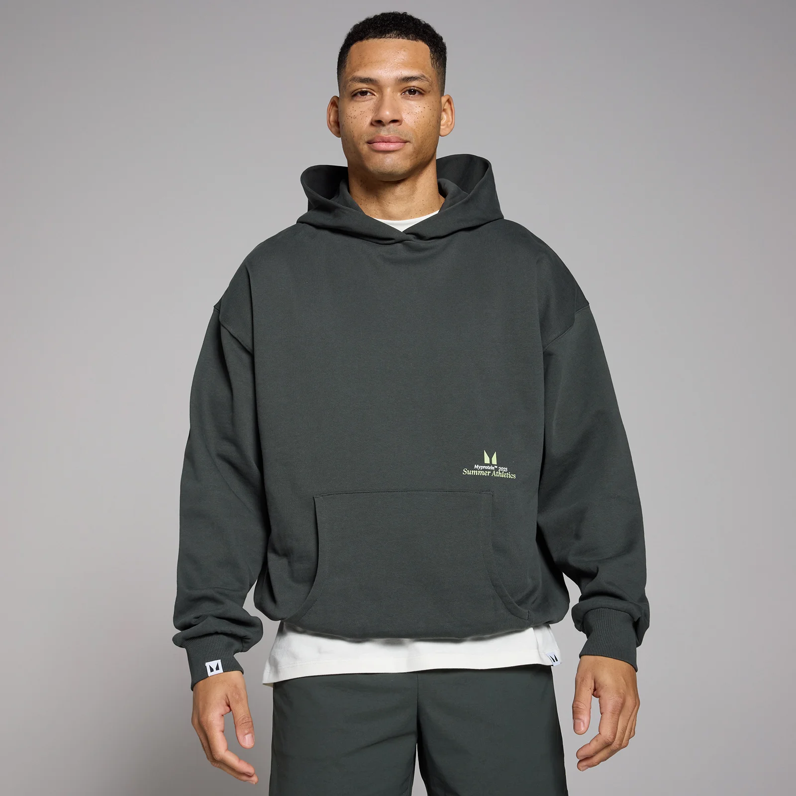 Sweat à capuche oversize MP Lifestyle – Noir délavé - L-XL Image 1