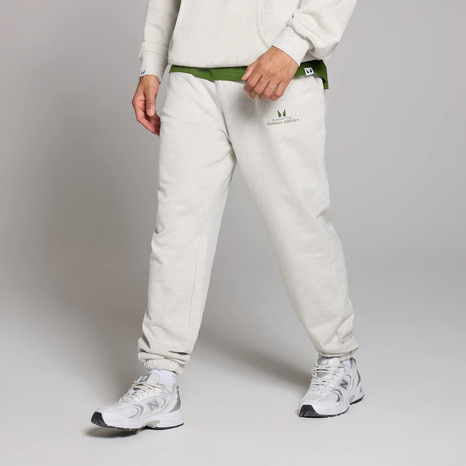 Jogging oversize MP Lifestyle pour hommes – Gris chiné - XL Image 1