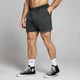 Short d’entraînement graphique délavé MP Origin pour hommes – Noir délavé