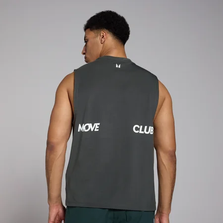 Débardeur oversize MP Tempo Graphic pour hommes – Noir délavé