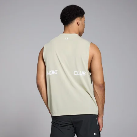 Débardeur oversize MP Tempo Graphic pour hommes – Gris sel
