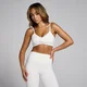 Brassière de sport torsadée sur le devant MP Lifestyle pour femmes – Coton naturel