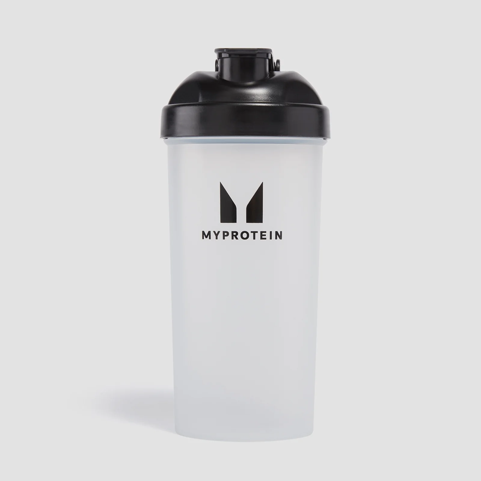 Shaker en plastique Myprotein – Transparent/Noir Image 1
