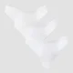 String discret taille mi-haute MP pour femmes (lot de 3) – Blanc