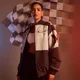 Veste bombardier de course MP pour femmes – Noire