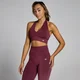 Brassière à dos nu sans coutures MP Tempo pour femmes – Vin rouge