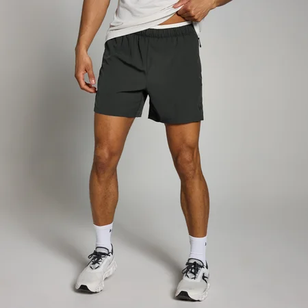 Short d’entraînement en matière tissée avec entrejambe de 13 cm MP Tempo pour hommes – Noir délavé