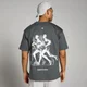 T-shirt de course à imprimé graphique MP Velocity Ultra – Gris foncé