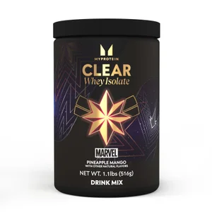 Myprotein Clear Whey Isolate x Marvel - Flavour Captain Marvel - Pineapple Mango
