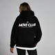 Sweat à capuche unisexe MP Move Club – Noir
