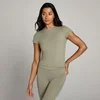 T-shirt moulant à manches courtes MP Tempo pour femmes – Vert kaki clair