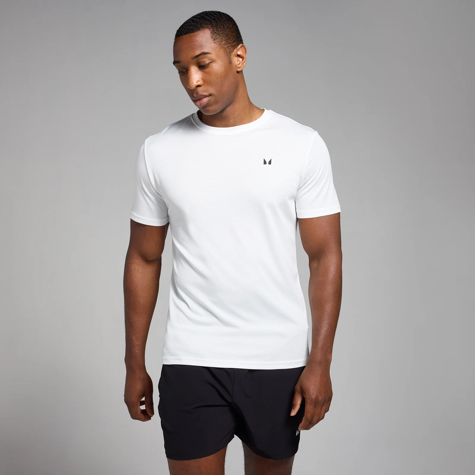 T-shirt d’entraînement texturé MP Active pour hommes – Blanc - XS Image 1