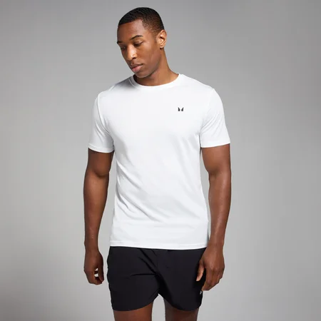 T-shirt d’entraînement texturé MP Active pour hommes – Blanc