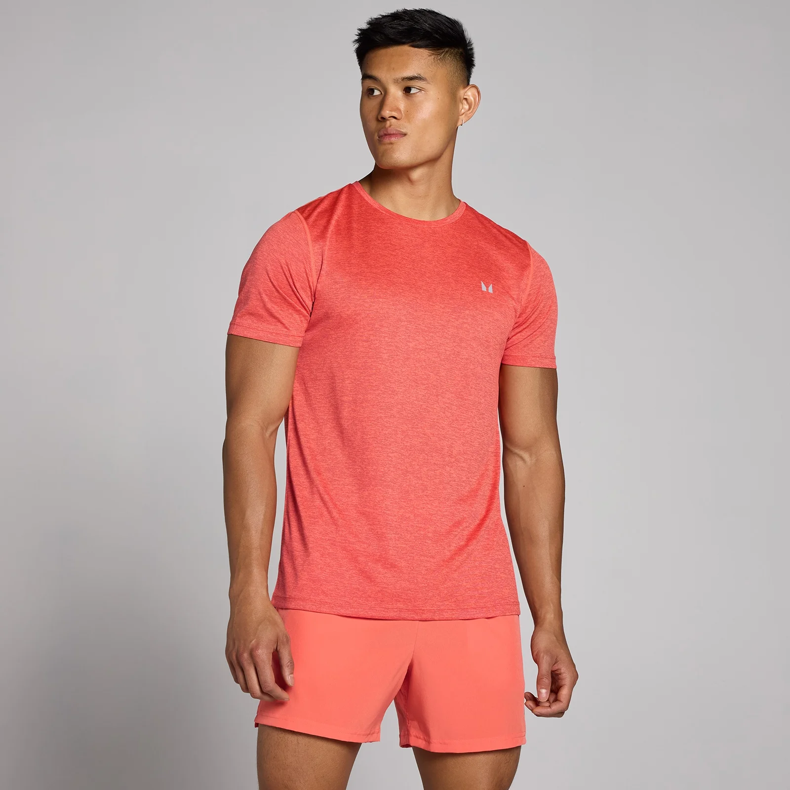T-shirt chiné MP Tempo pour hommes – Rouge corail - XS Image 1