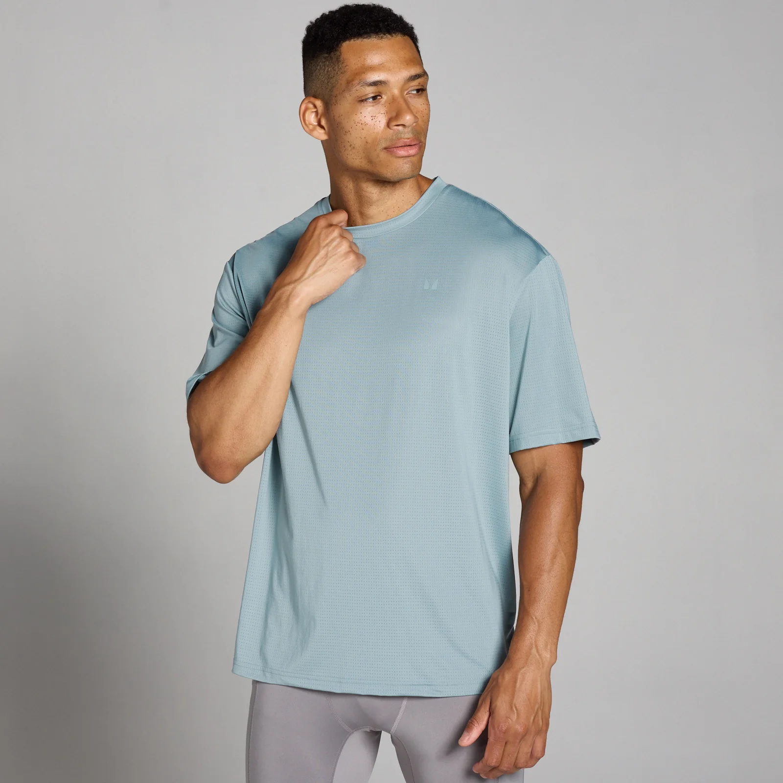 T-shirt d’entraînement oversize en maille filet MP Tempo pour hommes – Plomb - XXL Image 1