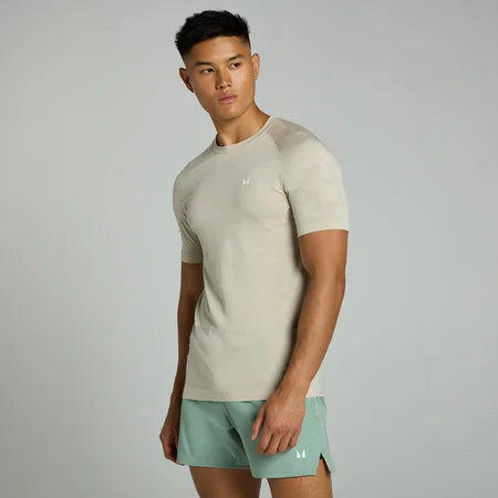T-shirt sans coutures MP Tempo pour hommes – Cendre
