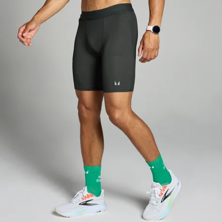 Short première couche côtelé contrasté MP Velocity Ultra pour hommes – Noir