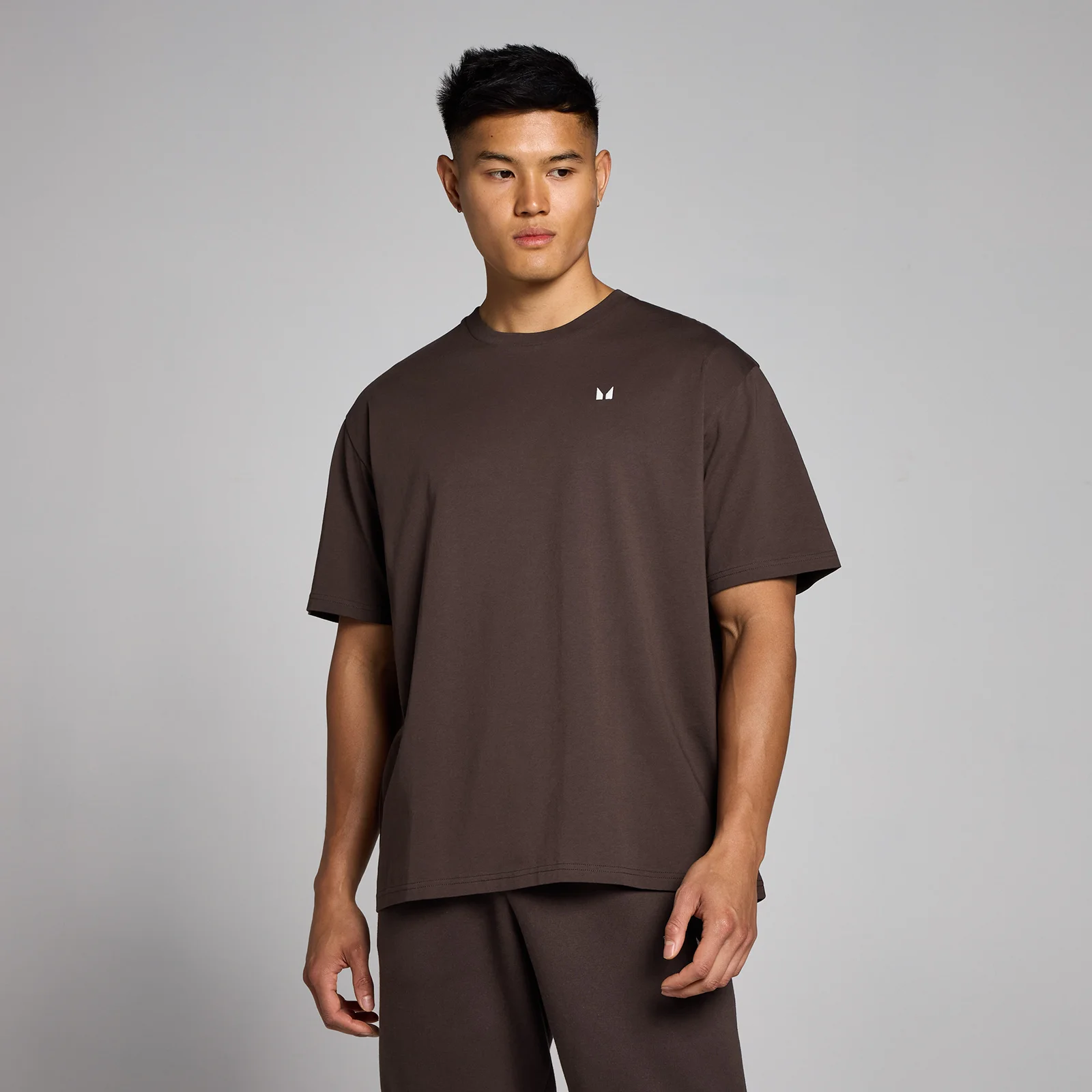 T-shirt oversize MP Rest Day pour hommes – Chocolat - XS Image 1