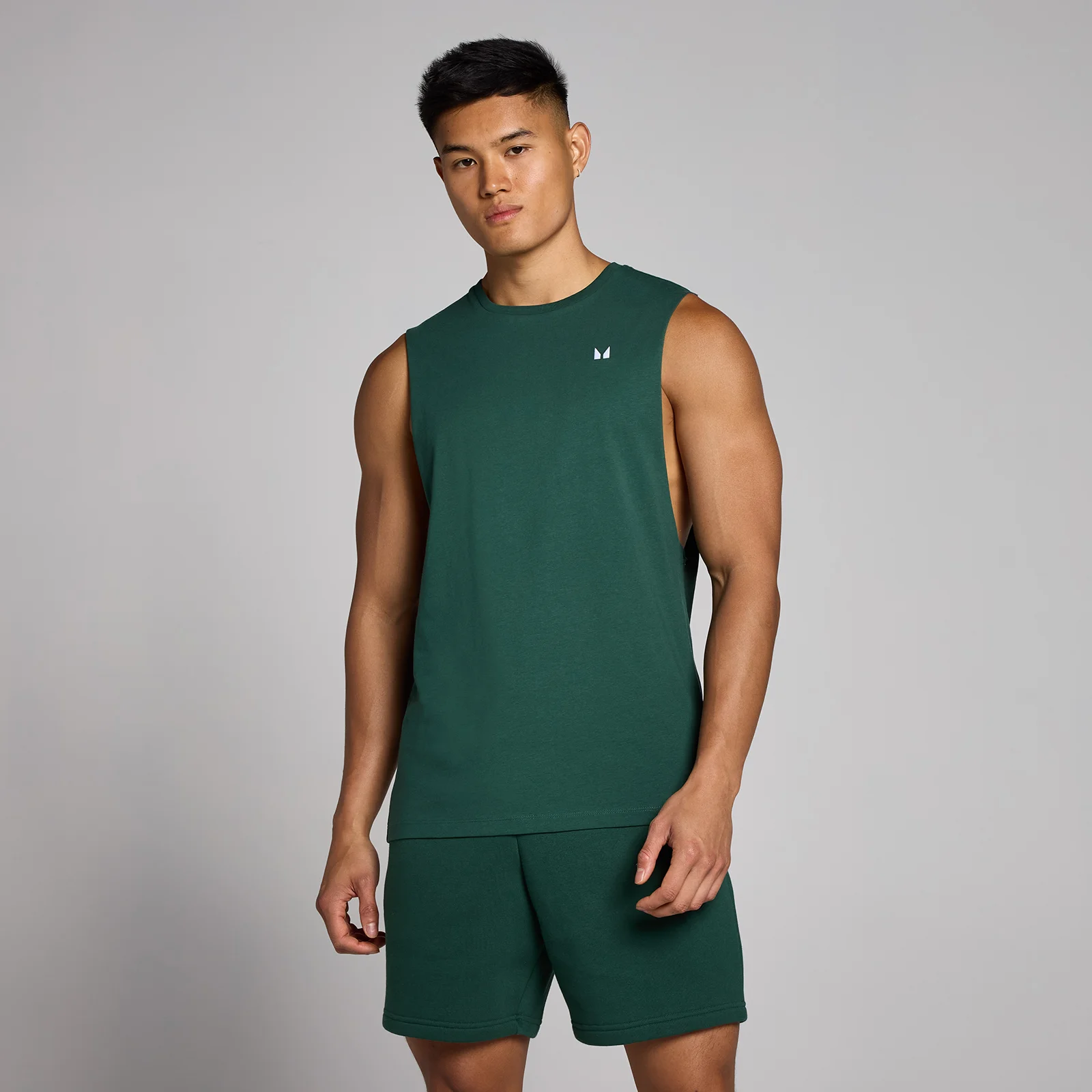 Débardeur à emmanchures échancrées MP Rest Day pour hommes – Vert de course - XS Image 1