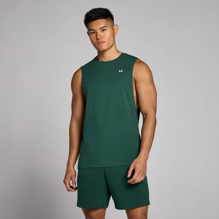 Débardeur à emmanchures échancrées MP Rest Day pour hommes – Vert de course