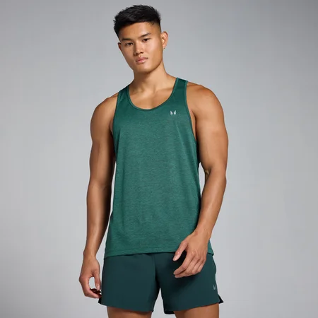 Débardeur chiné MP Tempo pour hommes – Vert foncé