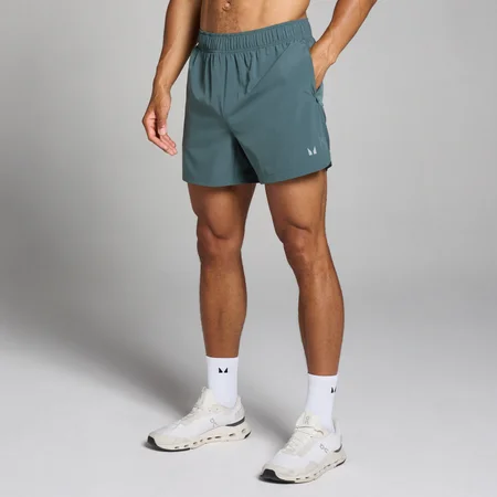 Short d’entraînement en matière tissée avec entrejambe de 13 cm MP pour hommes – Ardoise foncé